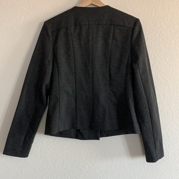 Catherine Malandrino | grey zipper up jacket - Picture 9 of 11